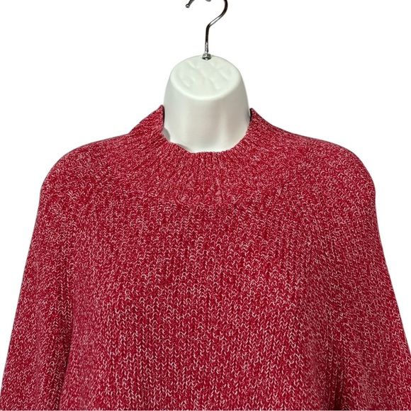NWOT, HYBA, Knit Sweater Dress, Medium, Red & White 🧶 - Picture 3 of 9